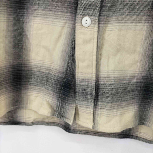 ファイブブラザー FIVE BROTHER オンブレチェック L/S ネルシャツ メンズ import:XL