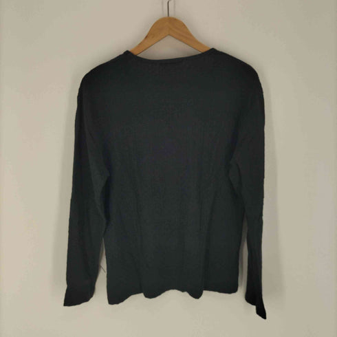 バーバリーブラックレーベル BURBERRY BLACK LABEL ワンポイント刺繍 Vネック カットソー メンズ 3