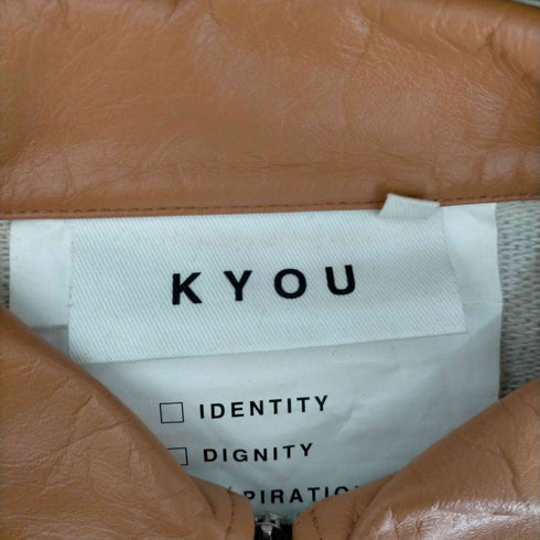 KYOU BROTHERS Leather x Heavy Weight Sweat メンズ JPN:2
