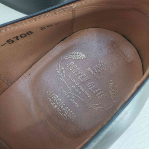 スコッチグレイン SCOTCHGRAIN F-5706 ストレートチップレザーシューズ ドレスシューズ メンズ 26 1/2