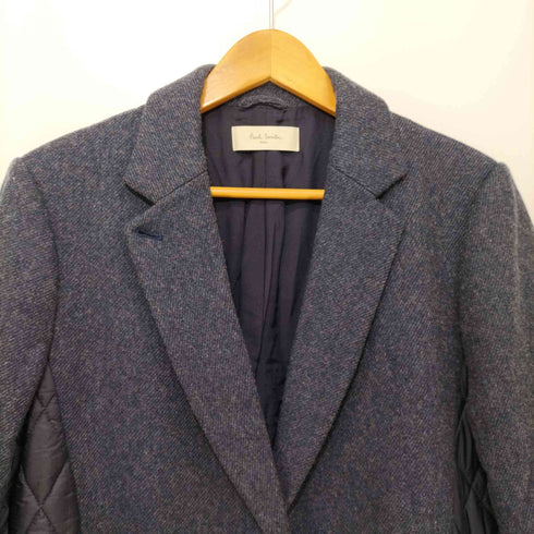 ポールスミスポール Paul Smith PAUL キルティング切替 2B チェスターコート レディース