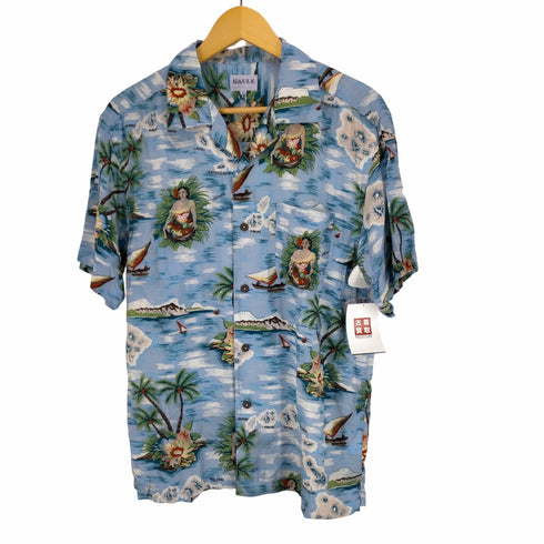 KAULE レーヨンアロハシャツ メンズ JPN:L