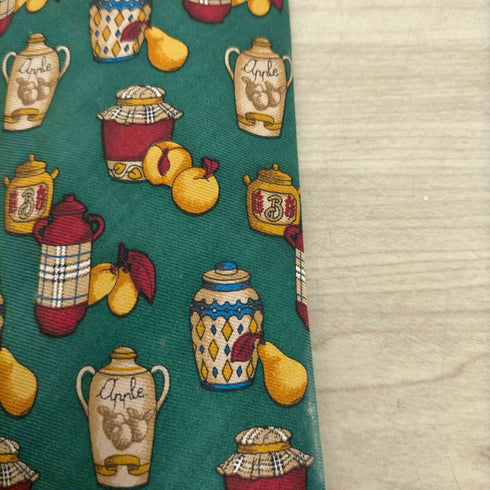 バーバリーズ BURBERRYS 90S~ 壺柄シルクネクタイ メンズ