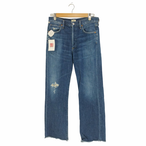 シチズンオブヒューマニティ Citizens Of Humanity USA製 PREMIUM VINTAGE コットンレーヨン ボタンフライダメージデニムパンツ メンズ 27