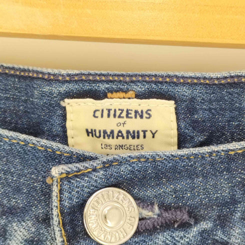 シチズンオブヒューマニティ Citizens Of Humanity USA製 PREMIUM VINTAGE コットンレーヨン ボタンフライダメージデニムパンツ メンズ 27