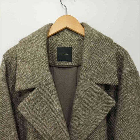 スピックアンドスパン Spick and Span 2022AW 1B ウールチェスターコート レディース JPN:38