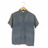 ヒルズアヴェニュー HILLS AVENUE 汚れ加工 シルクシャツ レディース import:S