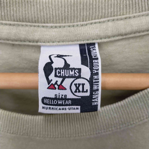 チャムス CHUMS GLASSES STRAP T-SHIRT メンズ XL