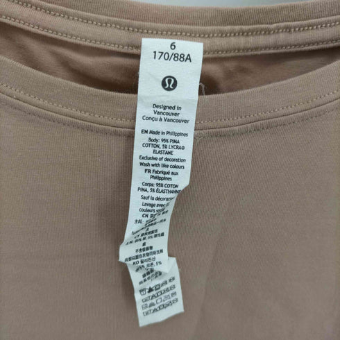 ルルレモン lululemon クルーネック ノースリーブ カットソー タンクトップ レディース 6