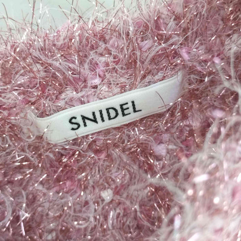 スナイデル snidel シャイニーニットプルオーバー レディース ONE SIZE