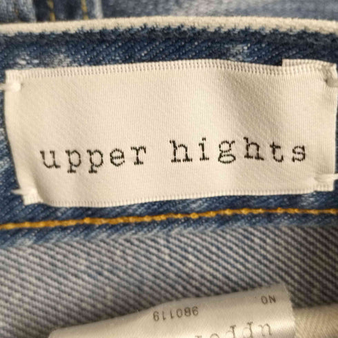 アッパーハイツ upper hights THE TAYLOR ULTRA MARINE DESTROY ハイウエストフレアデニムパンツ レディース 25