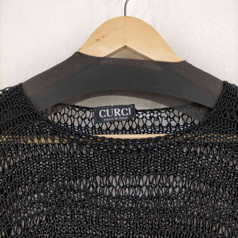 CURCI イタリア製 メッシュ編み ニット レディース