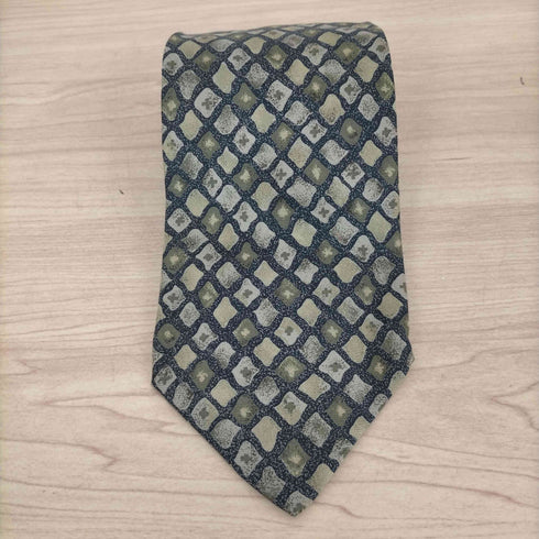 イッセイミヤケ im ISSEY MIYAKE 総柄デザインシルクネクタイ メンズ