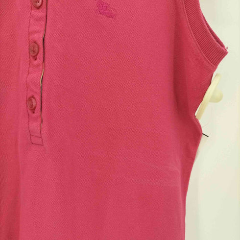 バーバリーロンドン BURBERRY LONDON ノバチェック ポロシャツ ノースリーブ トップス レディース import:S
