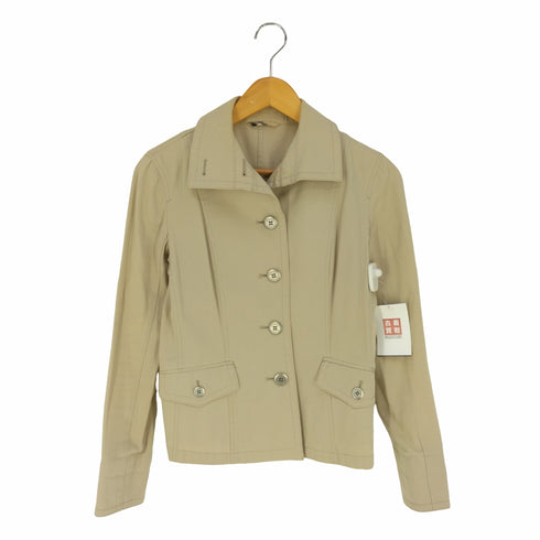 バーバリーロンドン BURBERRY LONDON メタルボタン スタンドカラージャケット レディース 36