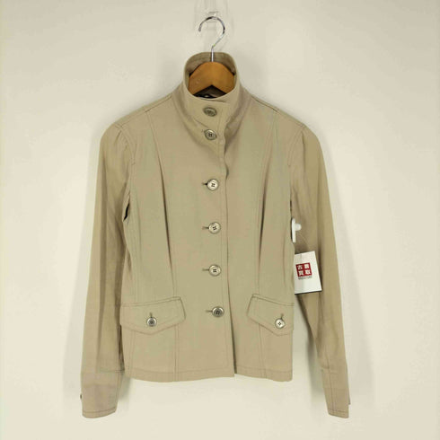バーバリーロンドン BURBERRY LONDON メタルボタン スタンドカラージャケット レディース 36