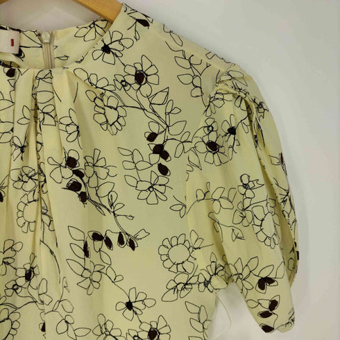 マルニ MARNI イタリア製 花柄 ピンタック シルクブラウス レディース EUR:38