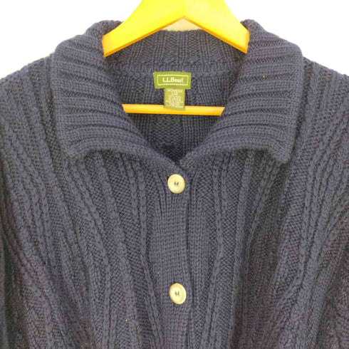 エルエルビーン L.L.Bean フロントボタン ケーブルニット レディース import:L