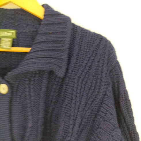 エルエルビーン L.L.Bean フロントボタン ケーブルニット レディース import:L