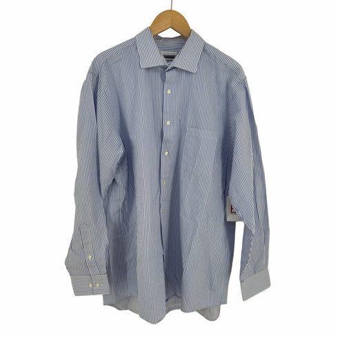 ヴァンヒューゼン VAN HEUSEN FLEX COLLAR ストライプレギュラーシャツ メンズ 16 1/2