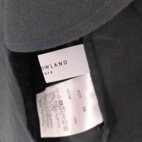 トゥモローランド TOMORROWLAND 19AW コットン フロント タック ブラウス トップス レディース 36