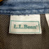 エルエルビーン L.L.Bean 襟デニム 鹿の子 L/S ポロシャツ メンズ SM MENS