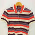 ヒューゴボス HUGO BOSS ボーダーマルチカラー S/S ポロシャツ レディース import:M