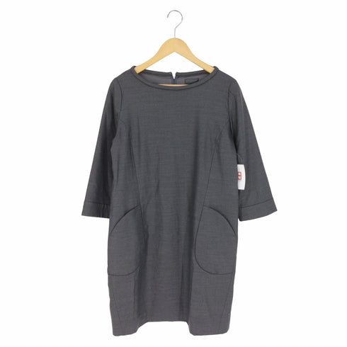 アンテプリマ ANTEPRIMA MISTO LANA SETA STRETCH ウールシルク ボートネックワンピース レディース JPN:44