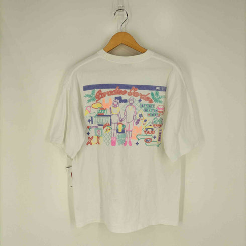フリークスストア FREAKS STORE 両面プリント クルーネックTシャツ メンズ JPN:L