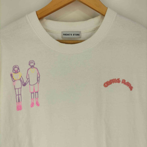 フリークスストア FREAKS STORE 両面プリント クルーネックTシャツ メンズ JPN:L