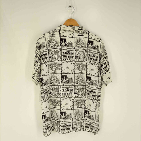 ハフ HUF DAY IN THE LIFE S/S WOVEN TOP 開襟オープンカラーレーヨンシャツ メンズ import:L
