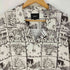 ハフ HUF DAY IN THE LIFE S/S WOVEN TOP 開襟オープンカラーレーヨンシャツ メンズ import:L