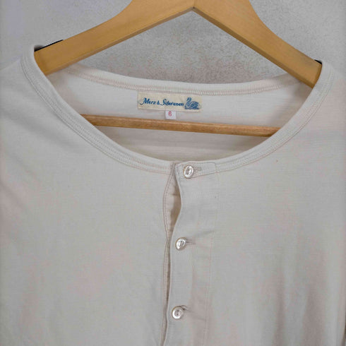 メルツ ベー シュヴァーネン Merz b. Schwanen ヘンリーネックカットソー メンズ 6