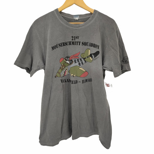 クレイジーシャツ CRAZY SHIRTS 00S Kliban cat 両面プリントTシャツ メンズ import:M
