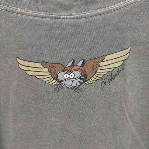 クレイジーシャツ CRAZY SHIRTS 00S Kliban cat 両面プリントTシャツ メンズ import:M