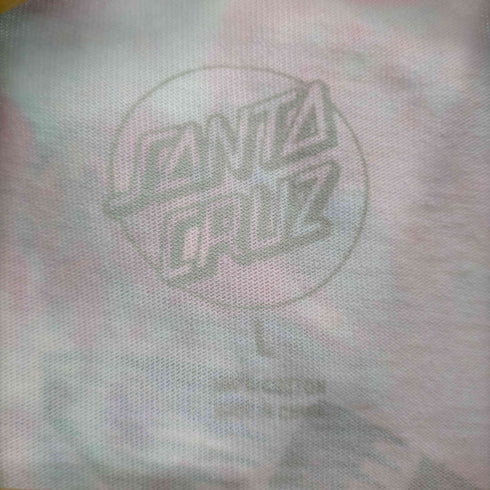 サンタクルズ SANTA CRUZ タイダイ染 スクリーミングハンド プリント長袖Tシャツ メンズ JPN:L