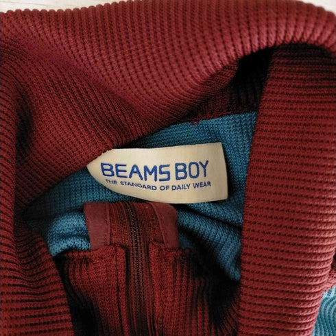 ビームスボーイ BEAMS BOY LINE Dtl ハーフジップ プルオーバー レディース