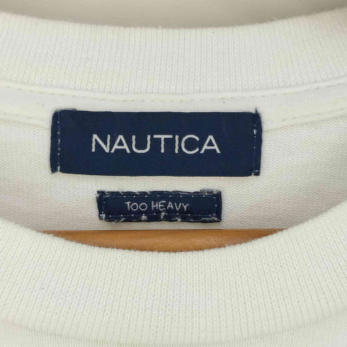 ノーティカ NAUTICA TOO HEAVY Arch Logo アーチロゴ クルーネックTシャツ メンズ import:L