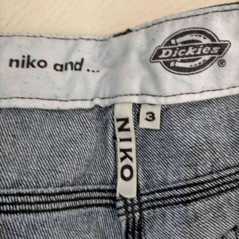ニコアンド Niko and... デニムペインターパンツ メンズ JPN:3