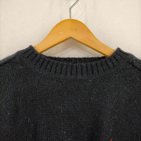 ポロバイラルフローレン Polo by RALPH LAUREN 90-00s スモールポニー刺繍 フリーダムスリーブウールニット メンズ import:M