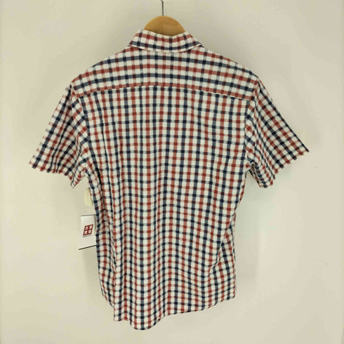 エディーバウアー Eddie Bauer シアサッカー チェック S/S シャツ メンズ import:S
