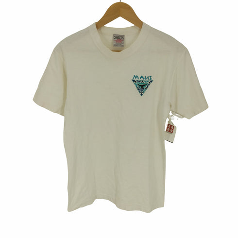 90-00S ONEITA ボディ MAUI 刺繍 S/S Tシャツ メンズ import:M