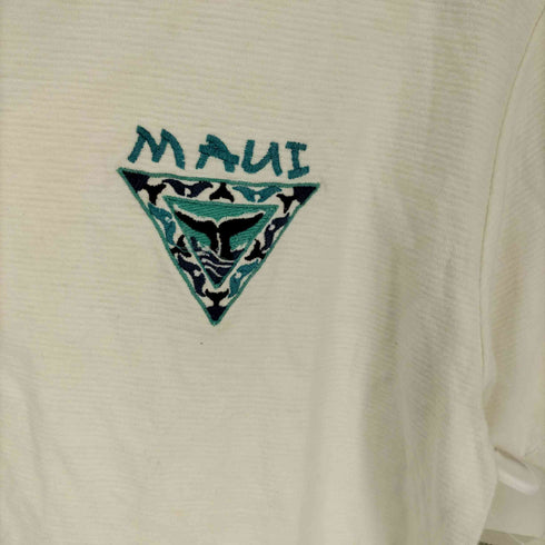 90-00S ONEITA ボディ MAUI 刺繍 S/S Tシャツ メンズ import:M