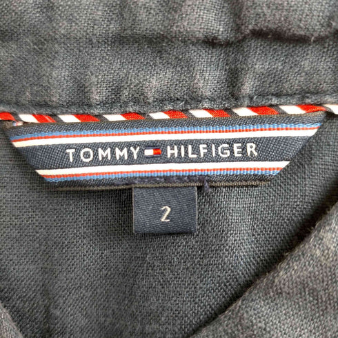トミーヒルフィガー TOMMY HILFIGER ロングスリーブ比翼シャツ レディース JPN:2