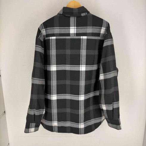 ヤゴ YAGO 裏地キルティングチェックネルシャツジャケット メンズ JPN:XL
