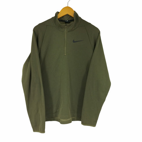 ナイキ NIKE ワンポイントスウォッシュハーフジップトップス メンズ import:M