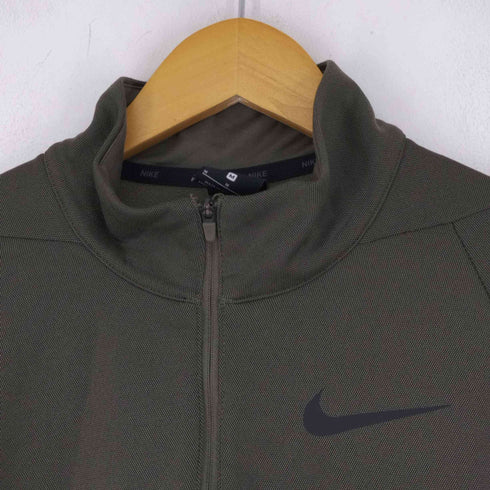 ナイキ NIKE ワンポイントスウォッシュハーフジップトップス メンズ import:M