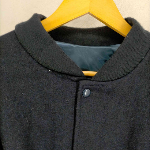 OSTERMAN MADE IN USA 襟レザーウールメルトンスタジャン メンズ JPN:L