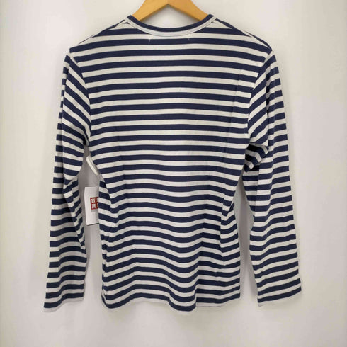 プレイコムデギャルソン PLAY COMME des GARCONS フロントロゴボーダーカットソー レディース JPN:S