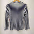 プレイコムデギャルソン PLAY COMME des GARCONS フロントロゴボーダーカットソー レディース JPN:S